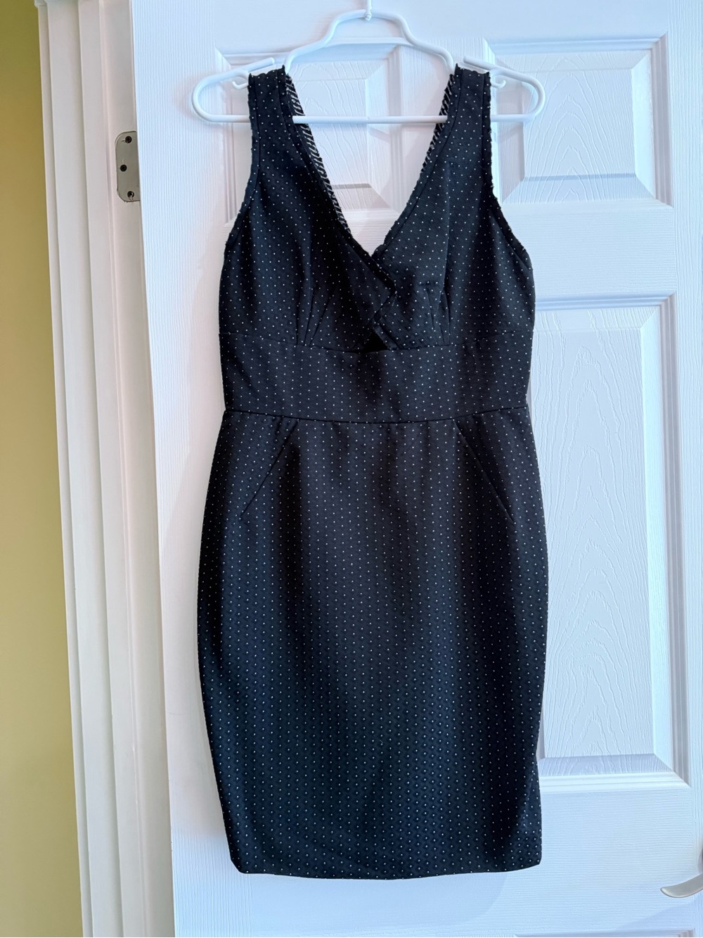 Z Spoke Zac Posen Sleeveless Dot Dress 10 NWT